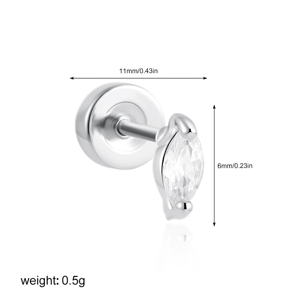 Orecchini zircone mini