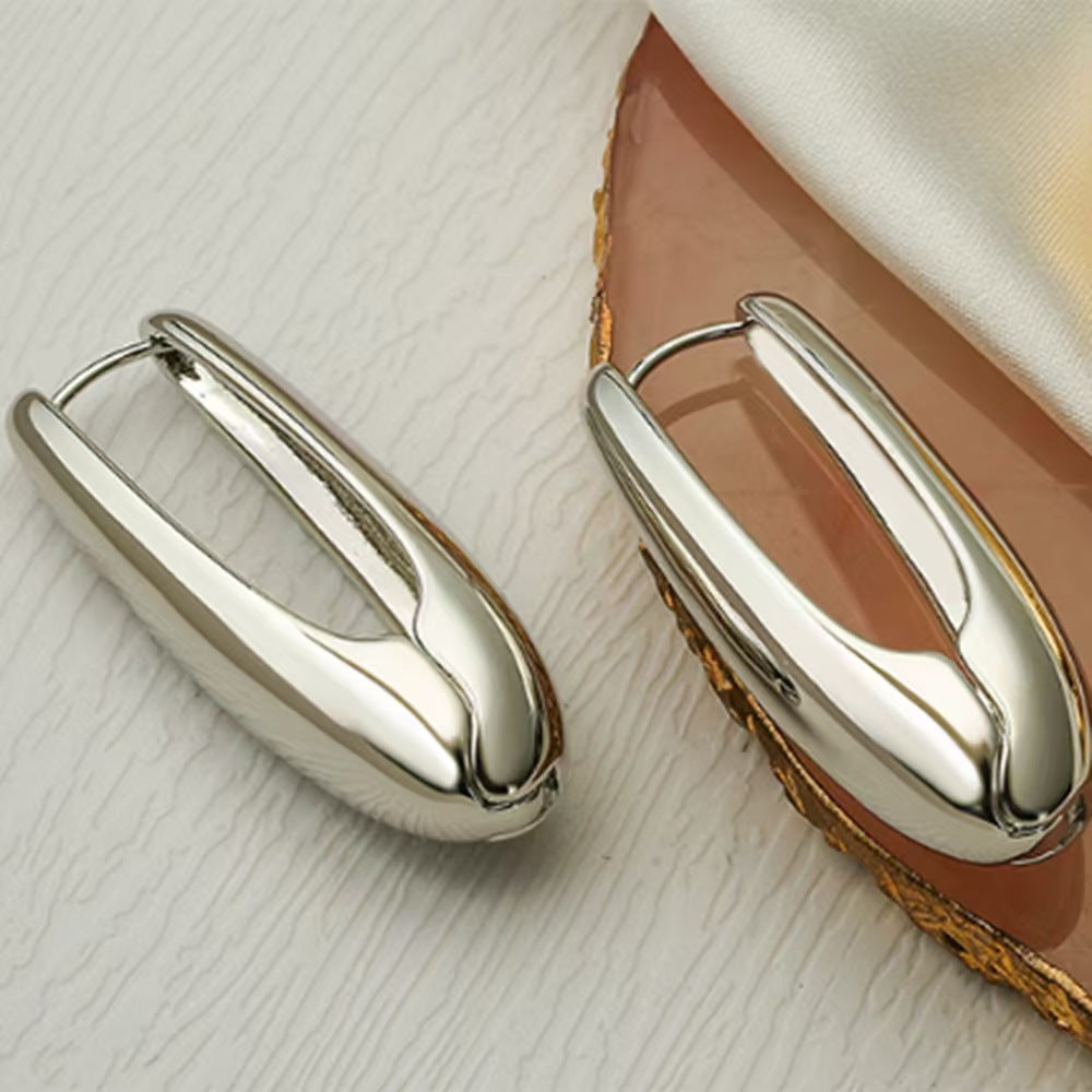 Clip orecchio goccia ovale
