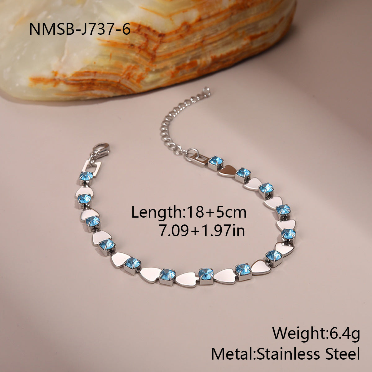 Bracciale zircone colorato
