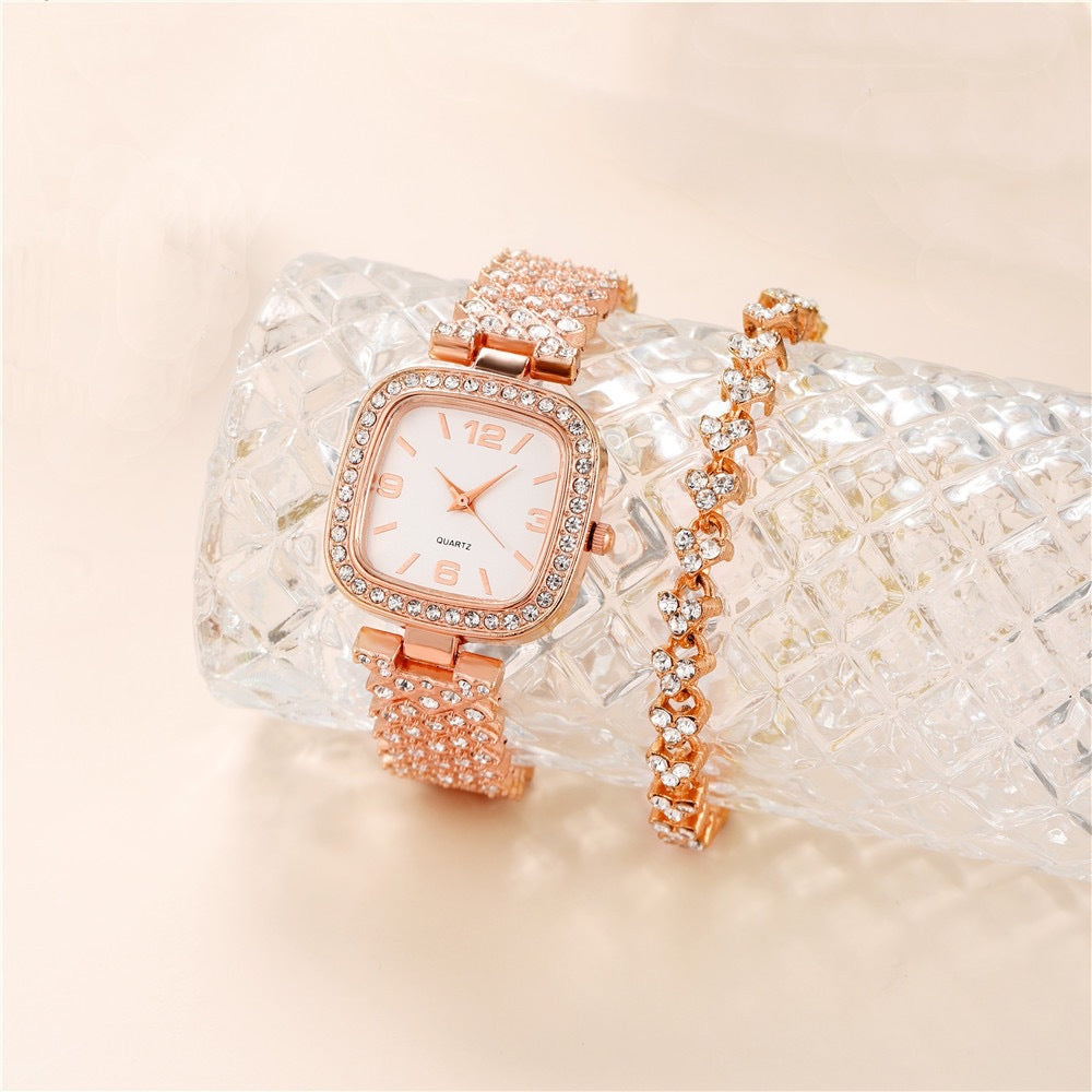Orologio quadrato braccialetto