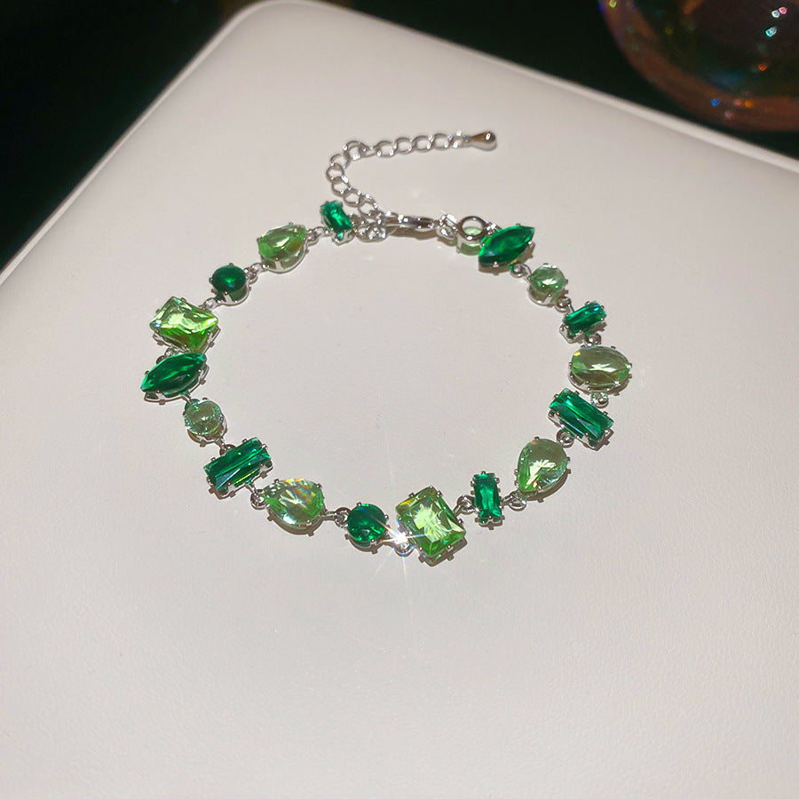 Braccialetto zirconi goccia