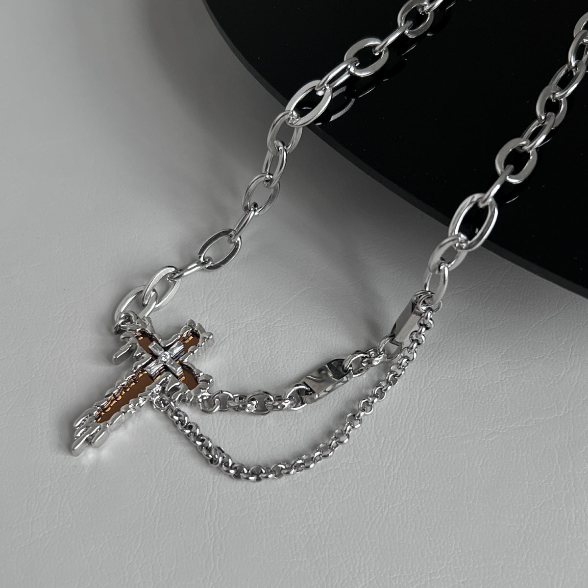Collana Croce Specchio