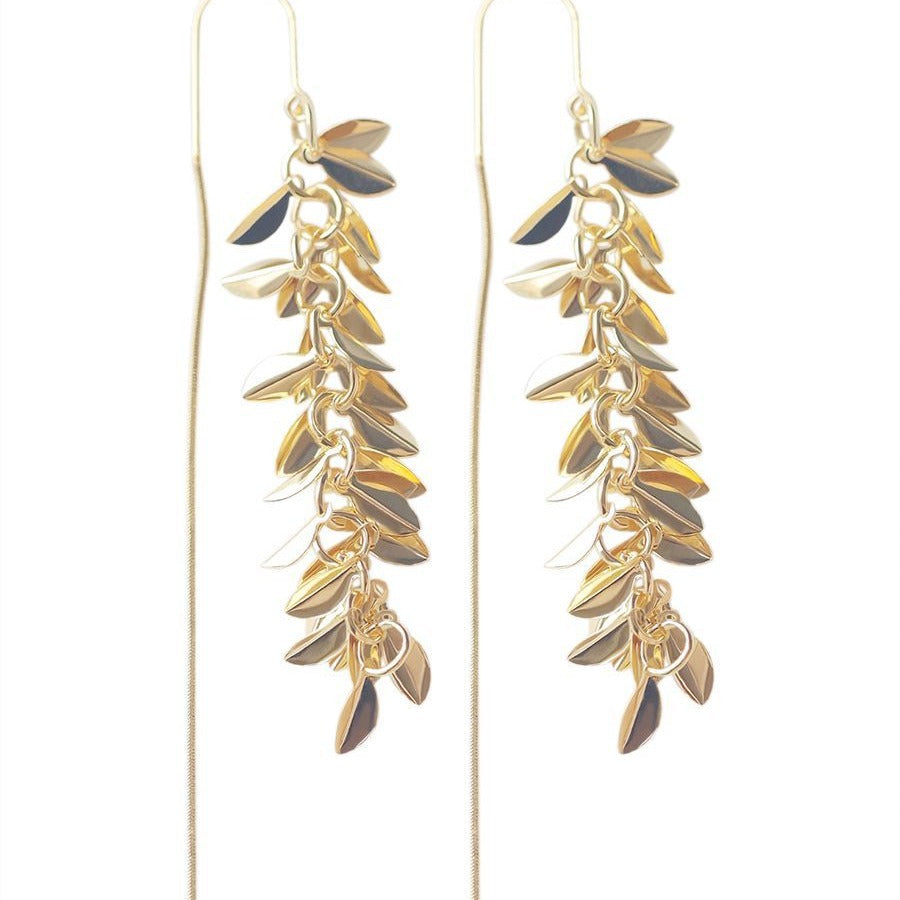 Collana nappa grano dorato