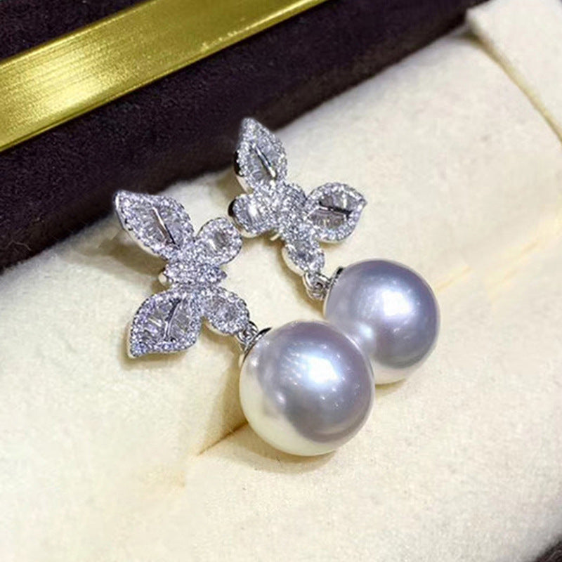 Set farfalla perle e zirconi