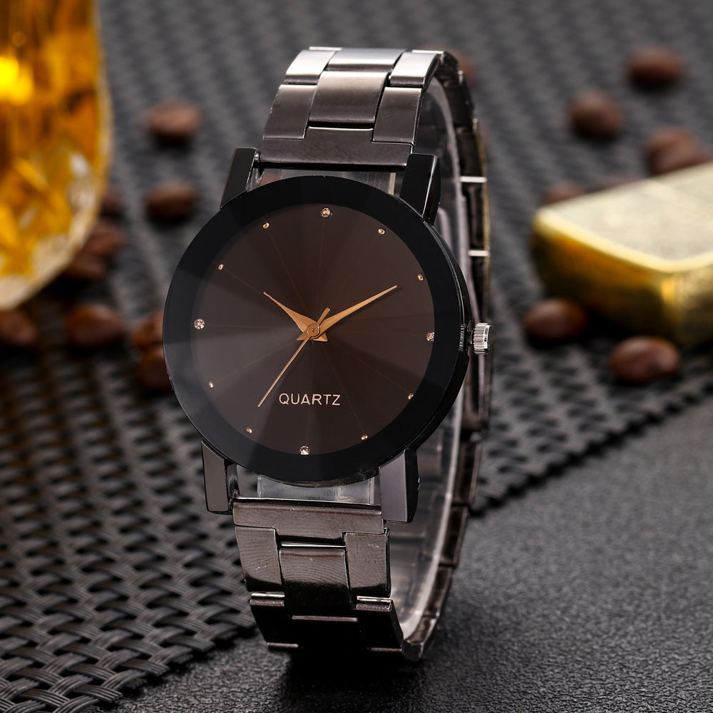 Orologio specchio marrone