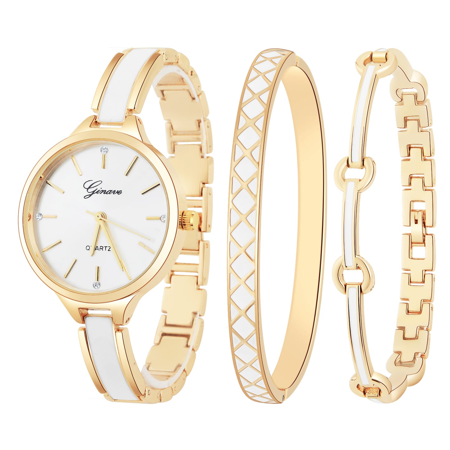 Orologio donna set tre pezzi