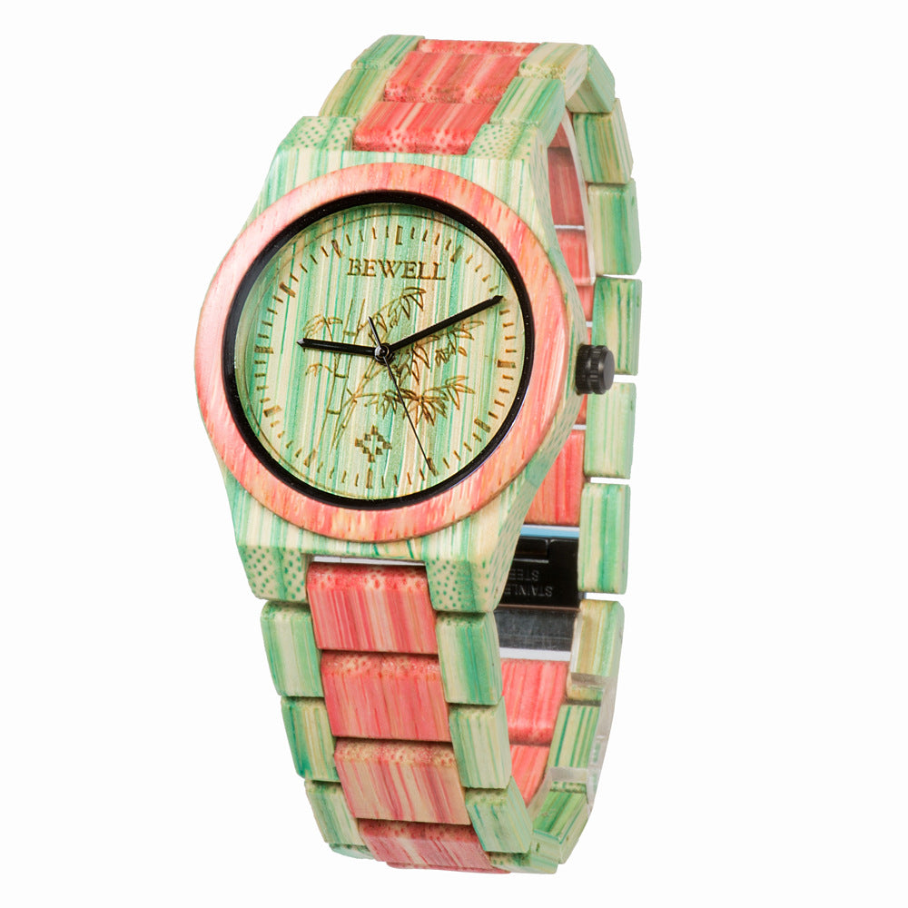 Orologio legno bambù