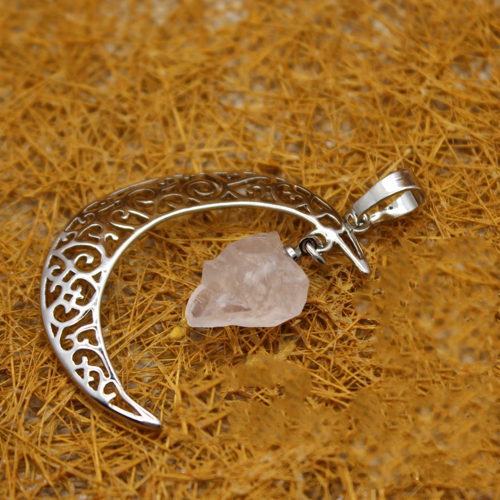 Collana luna tormalina nera
