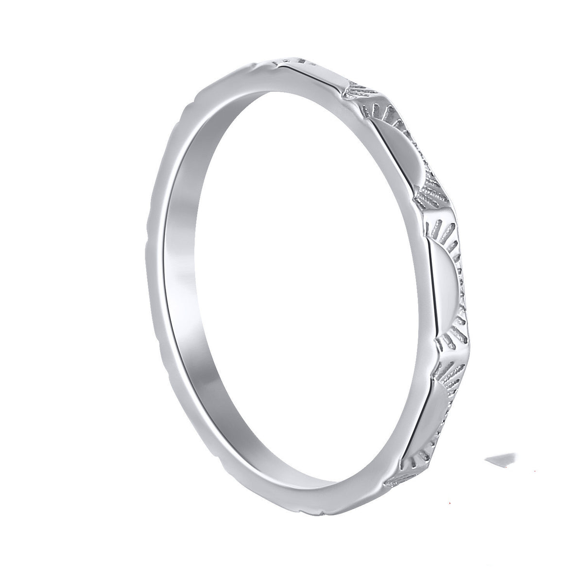 Anello sigillo sole retrò