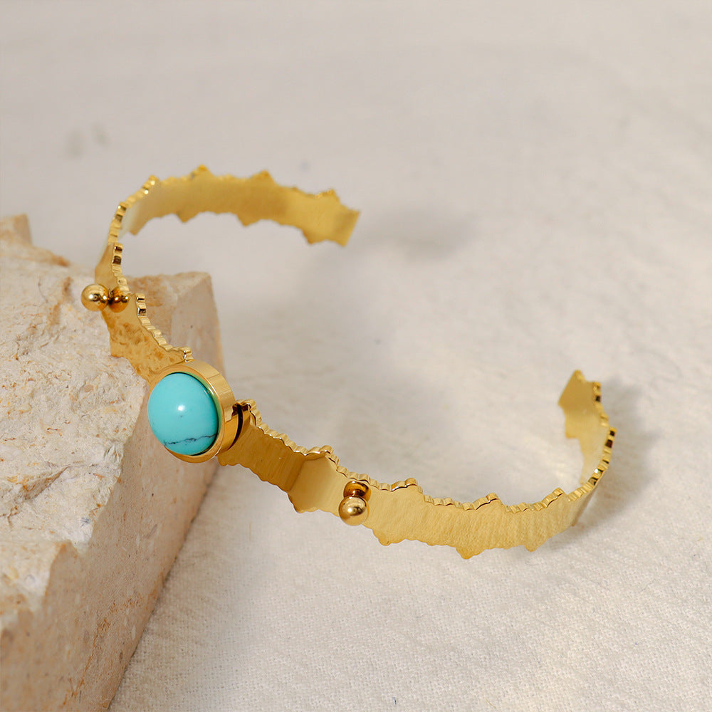 Bracciale pietra naturale blu