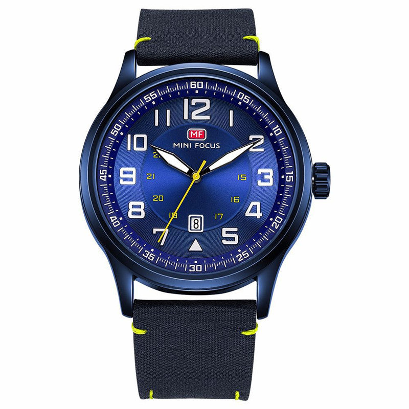 Orologio in pelle con calendario