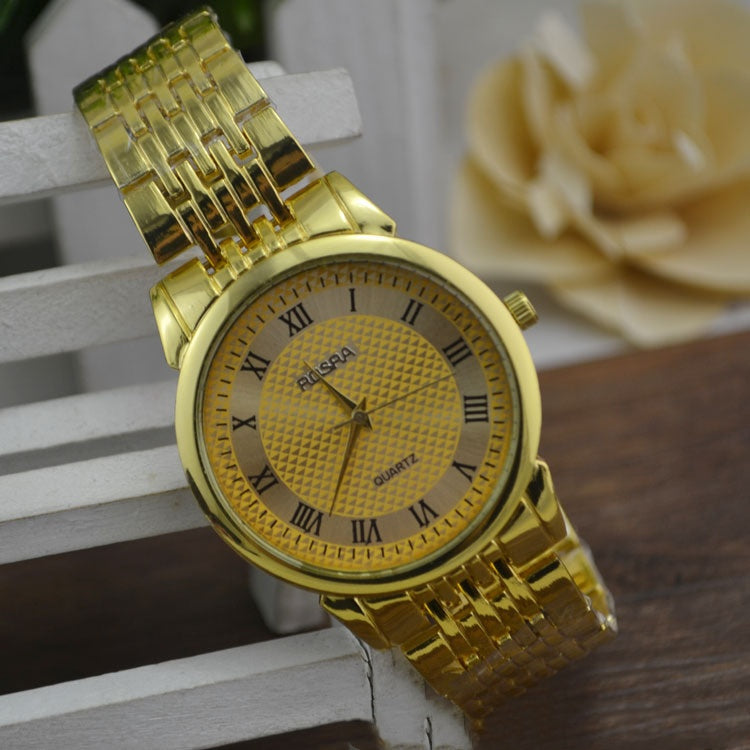 Orologio numeri romani oro