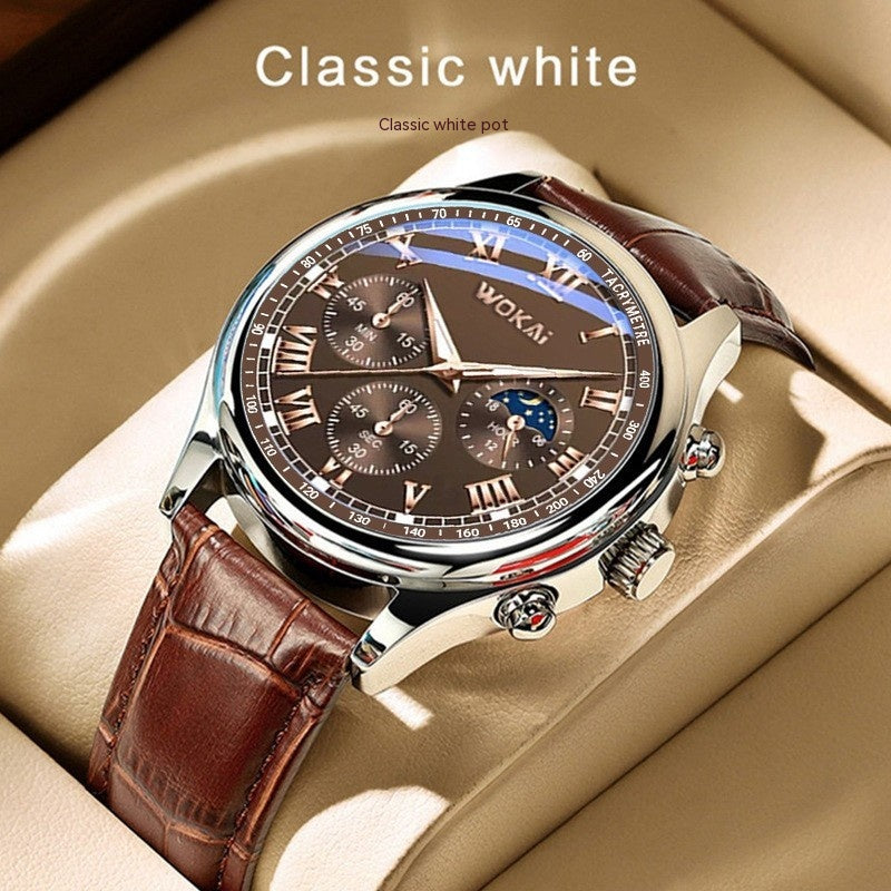 Orologio uomo pelle sport casual