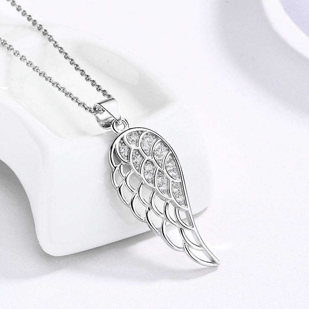 Collana ali d'angelo argento sterling