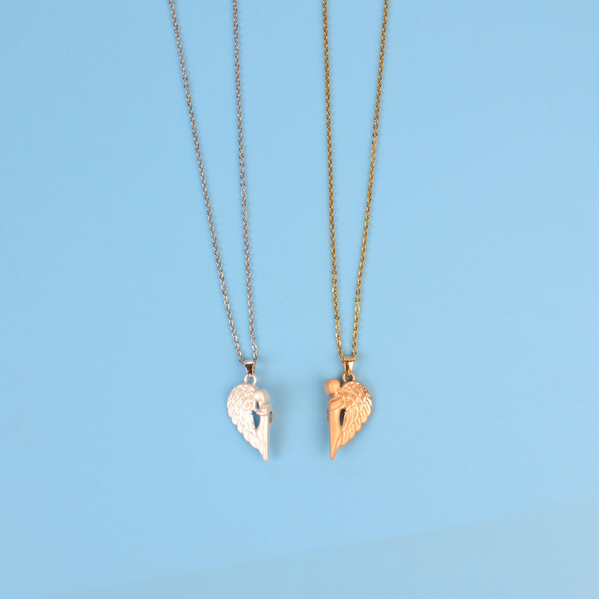 Collana coppia abbraccio