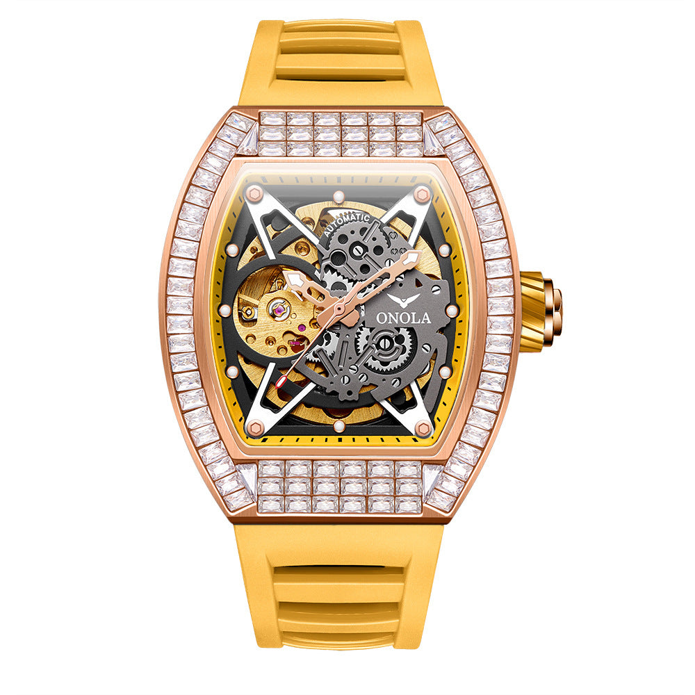 Orologio scheletrato silicone