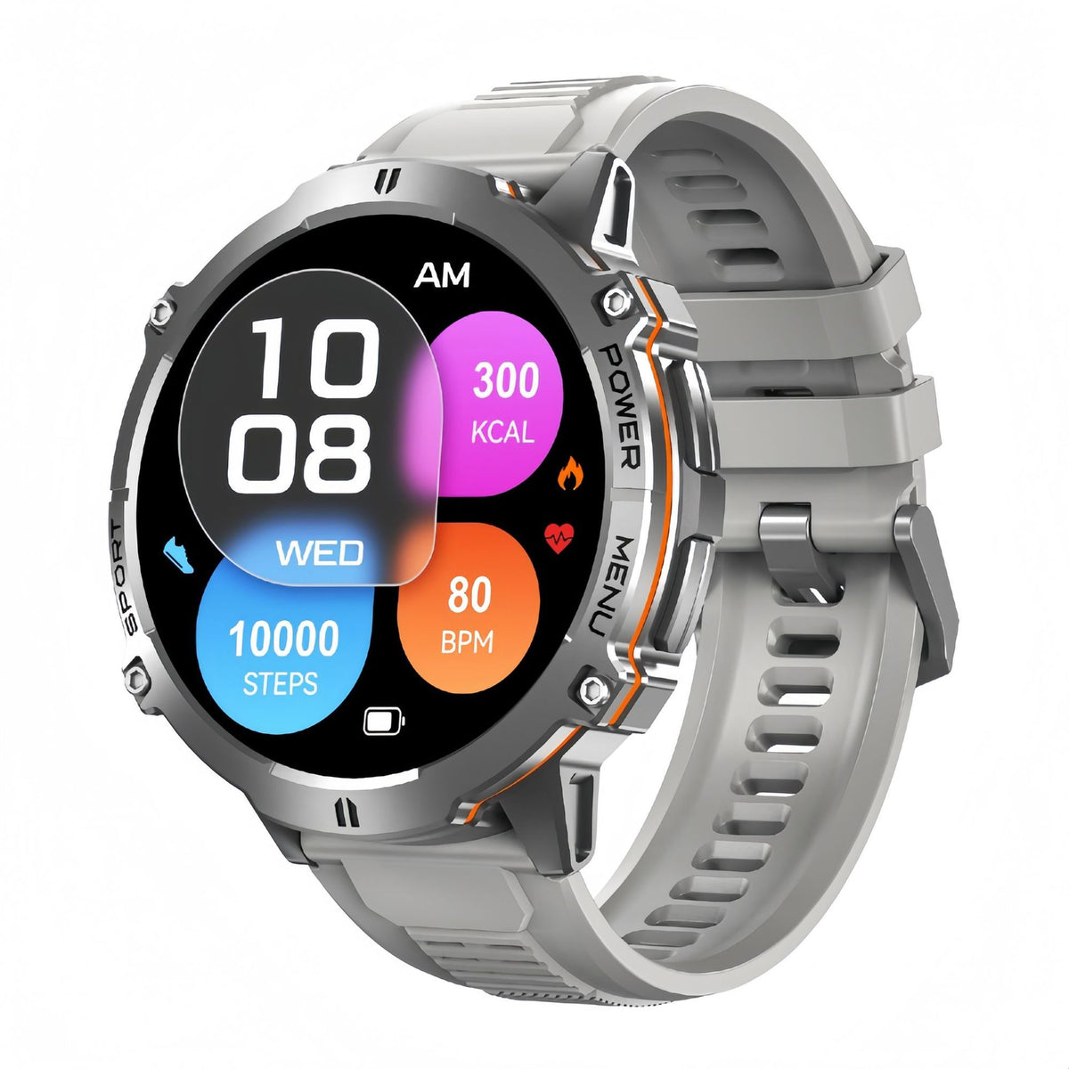 Smartwatch sportivo con batteria grande