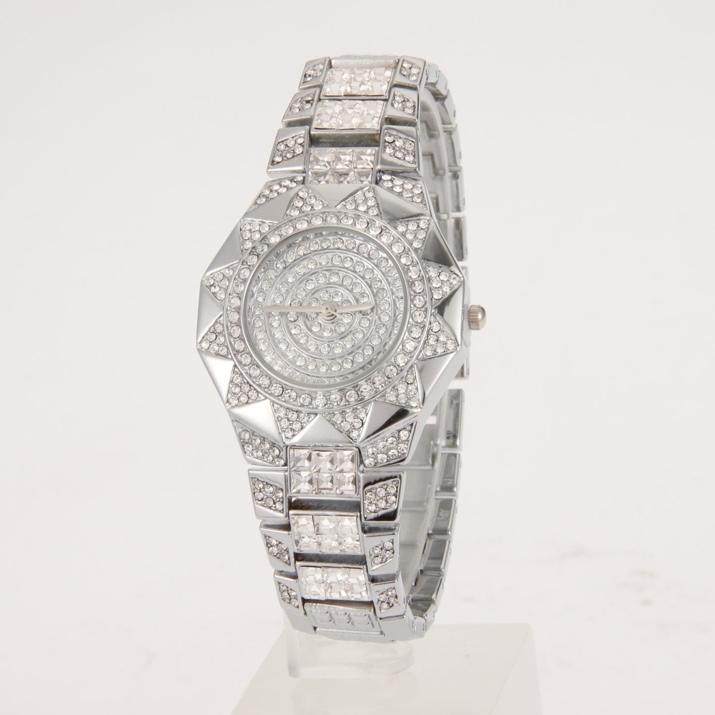 Orologio con quadrante floreale