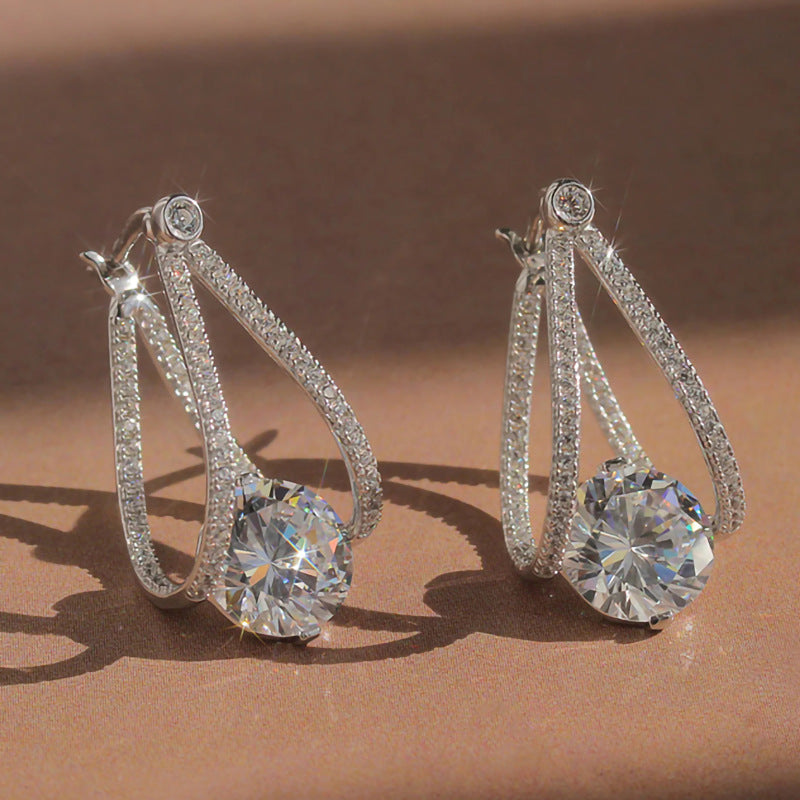 Orecchini zircone San Valentino