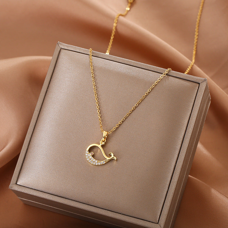 Collana balena da donna