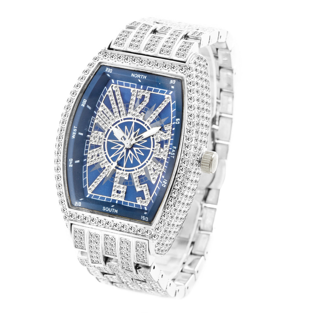 Orologio quadrante ampio a secchio