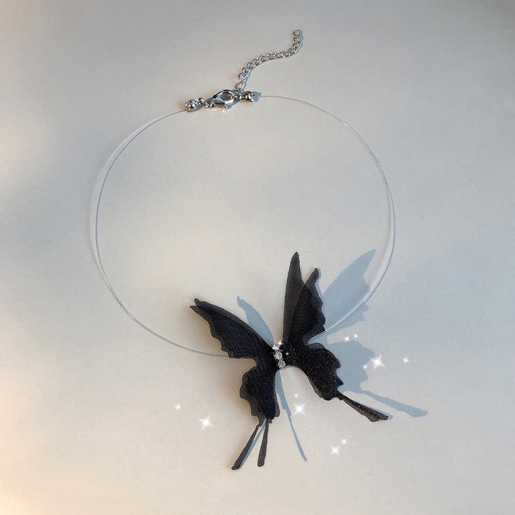 Collana clavicola farfalla