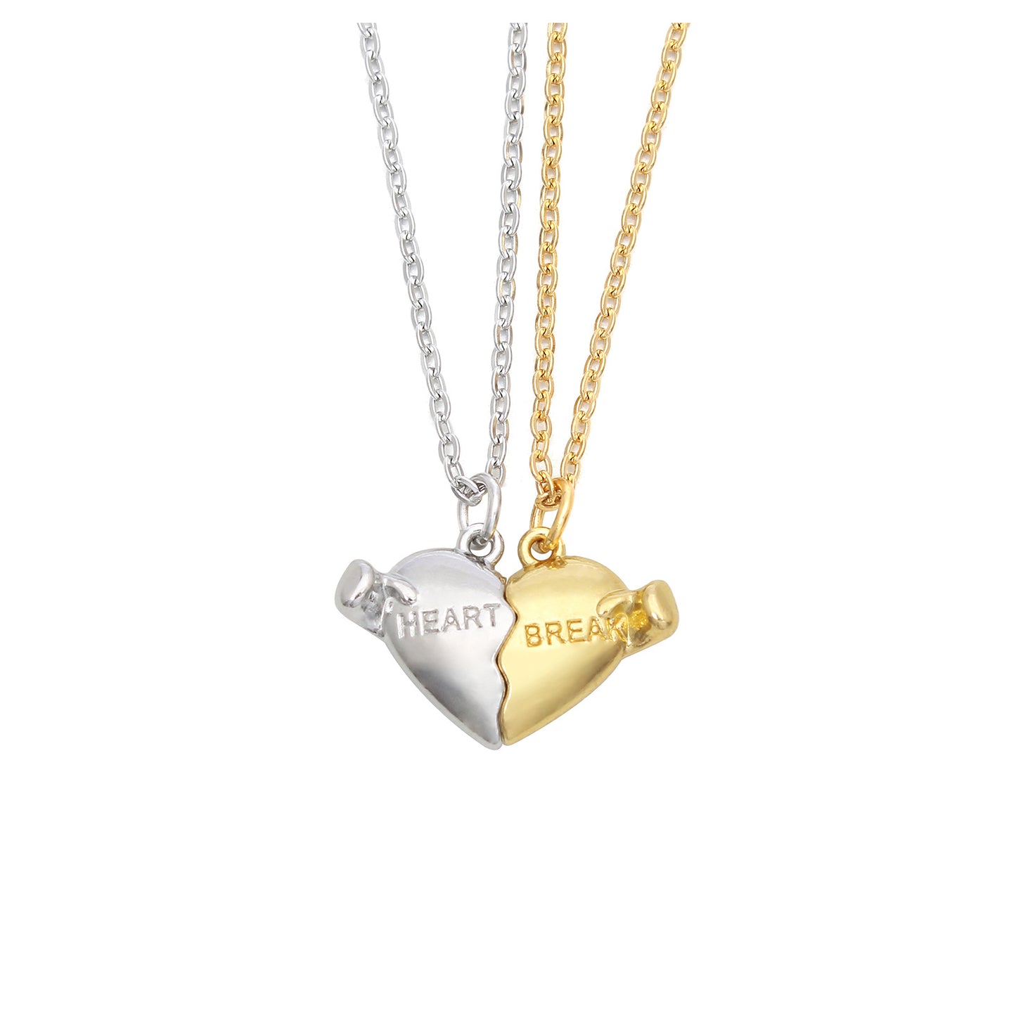 Collana ciondolo cuore magnetico