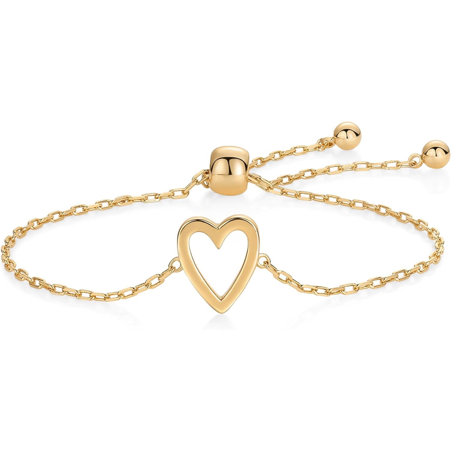 Set braccialetto ciondolo cuore