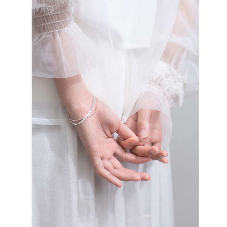 Bracciale doppio strato stile giapponese