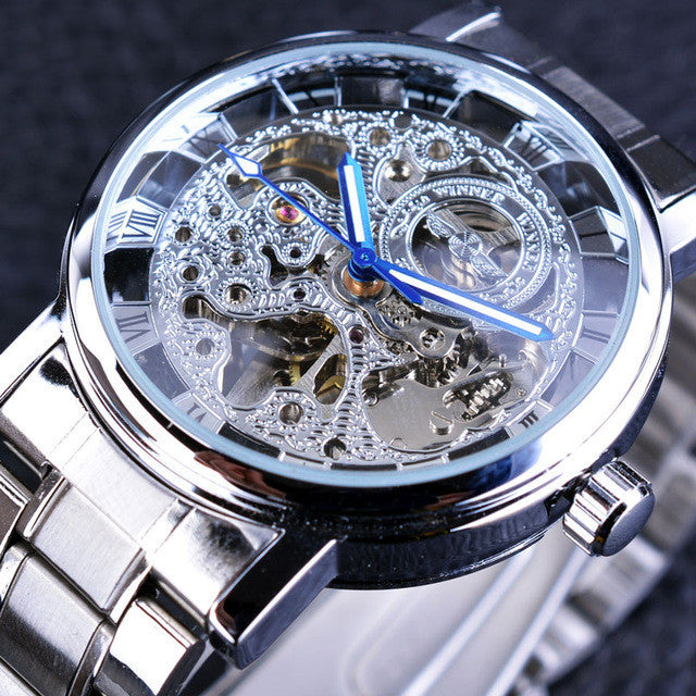 Orologio meccanico retrò numeri romani
