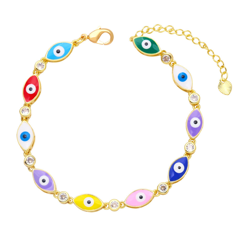 Bracciale occhio bohemien