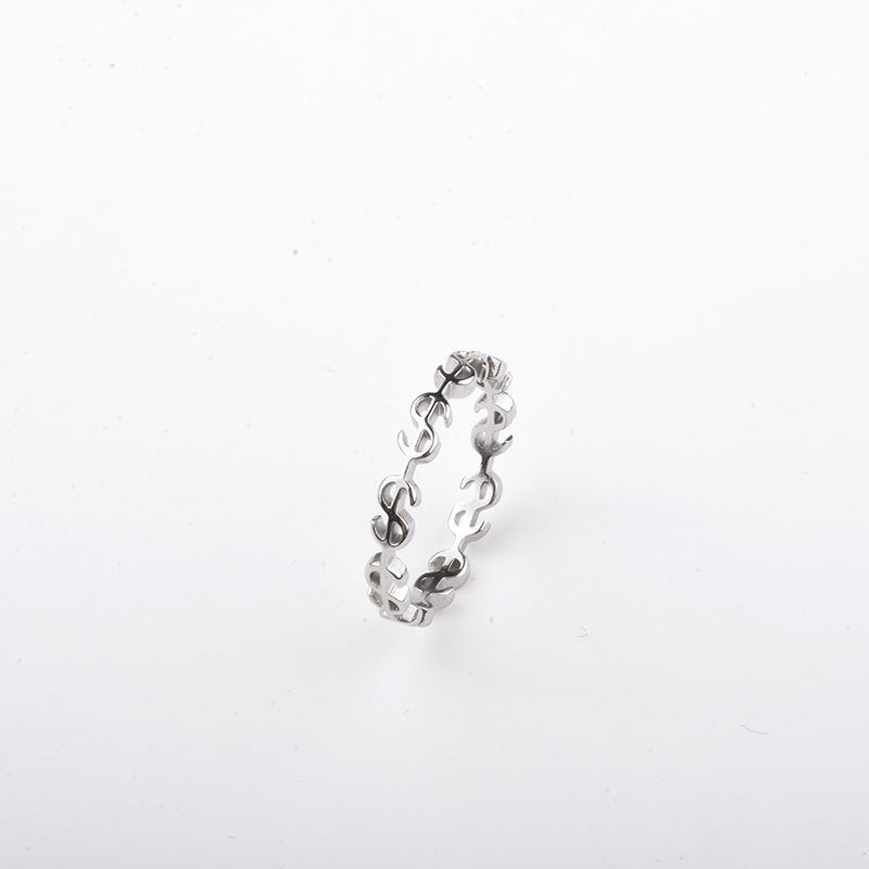 Anello moneta dorato