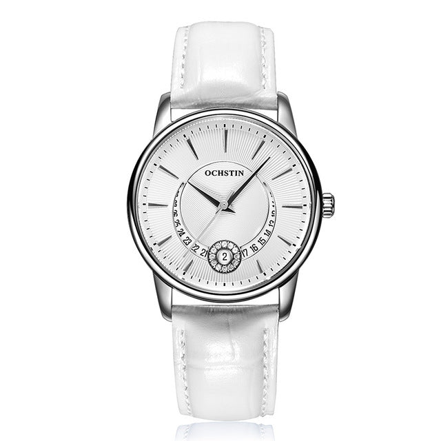 Orologio donna in pelle con calendario