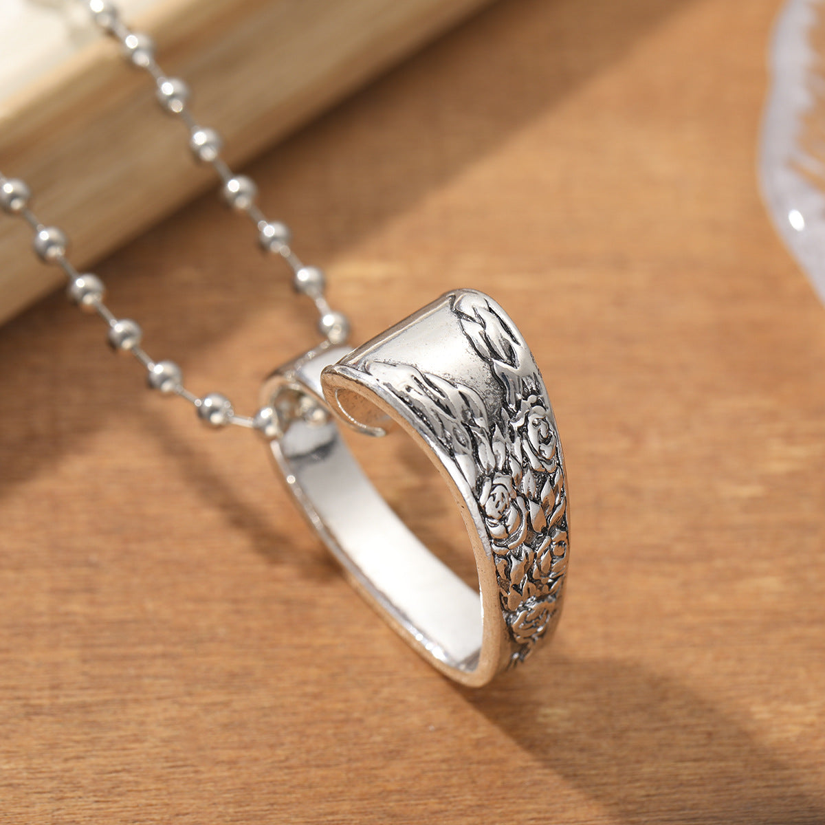 Collana fiore e cuore