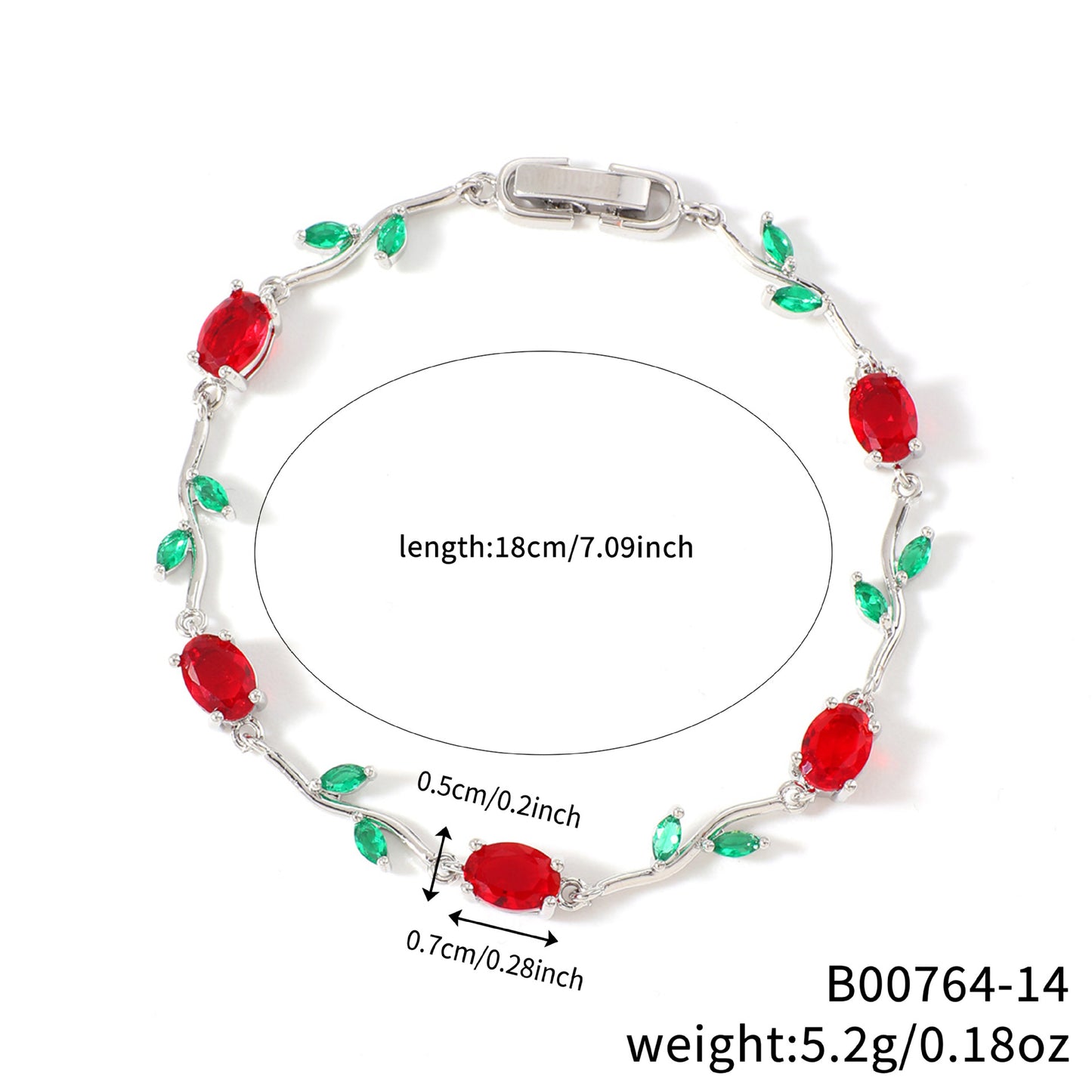 Bracciale Zircone Geometrico