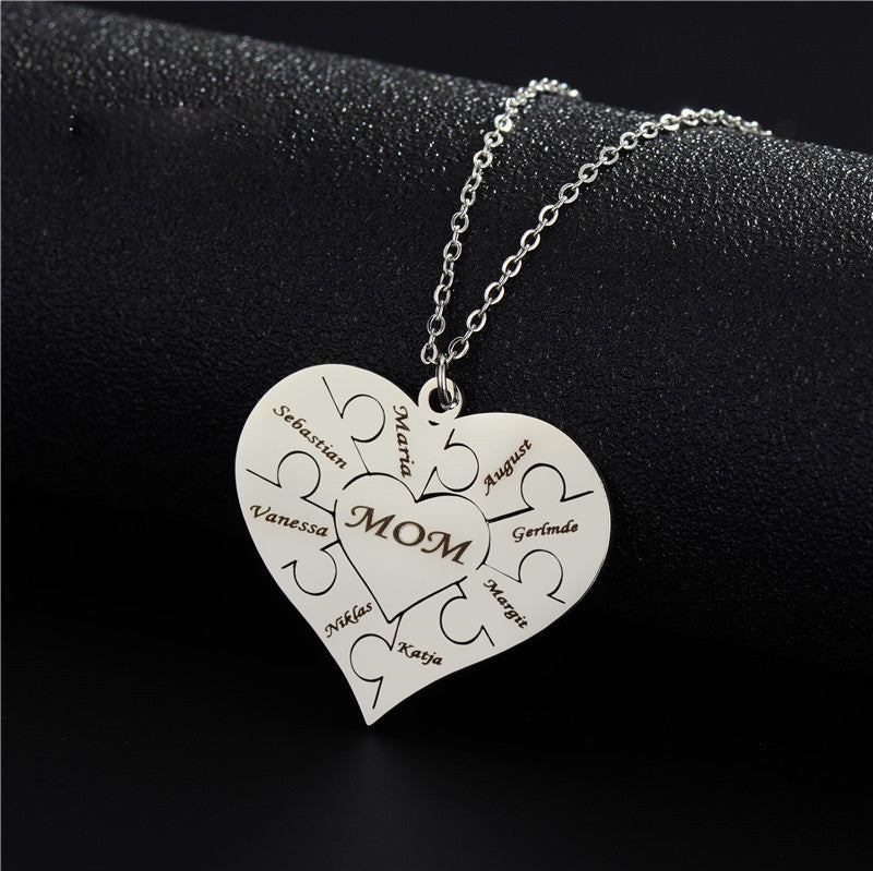 Collana Cuore Puzzle