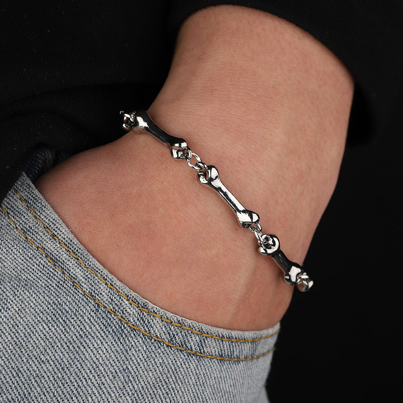 Bracciale osso e cordino