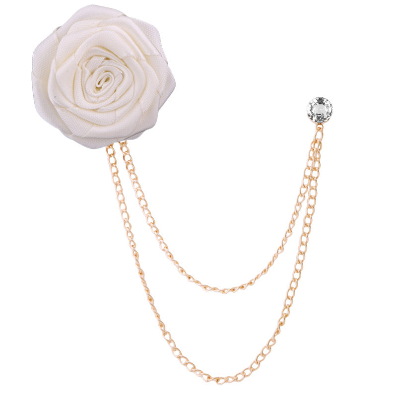Spilla rosa a nappe