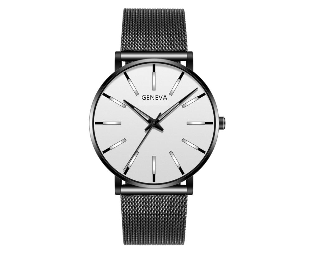 Orologio da uomo ultrasottile mesh