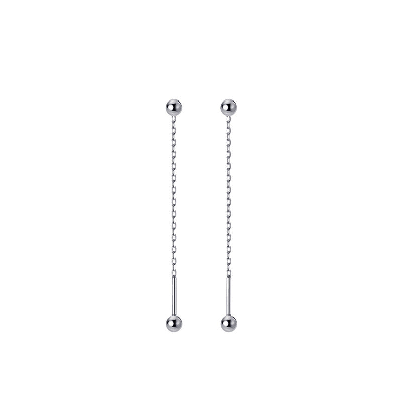 Orecchini thread perla