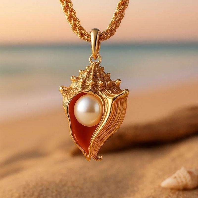 Collana perla naturale corta