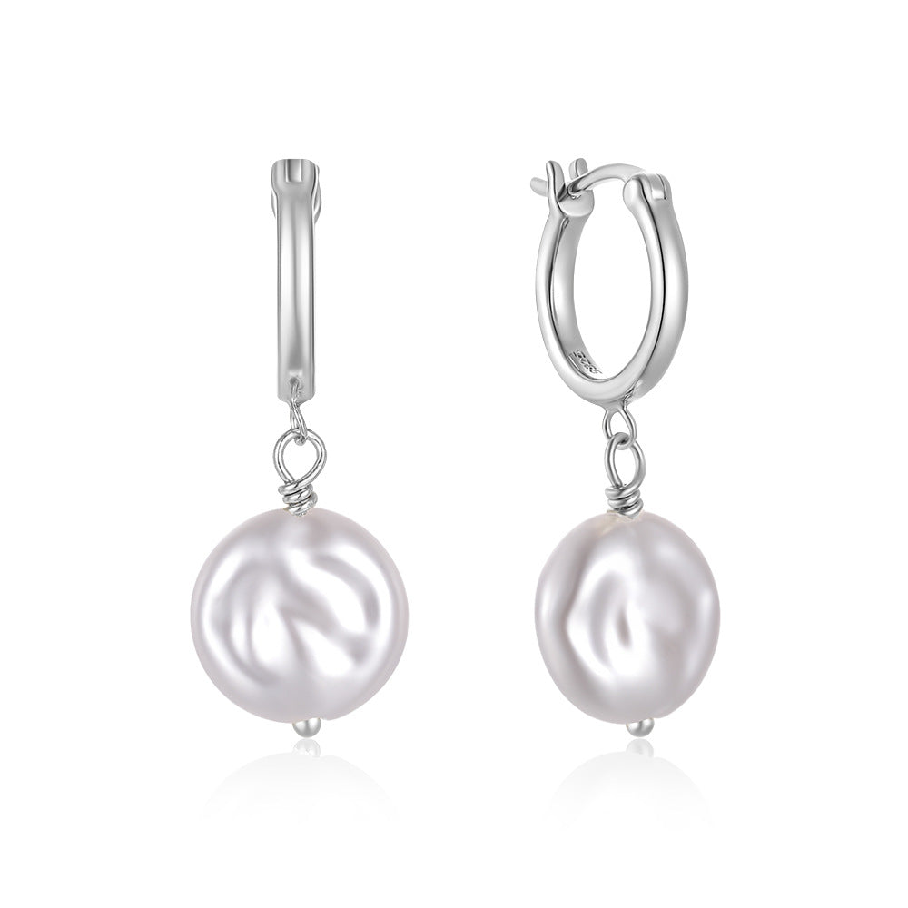 Orecchini perle barocche argento 925