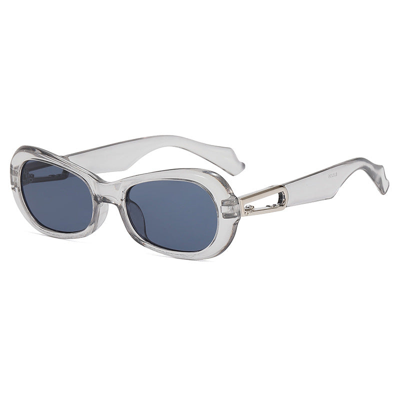 Occhiali da sole ovali retro unisex