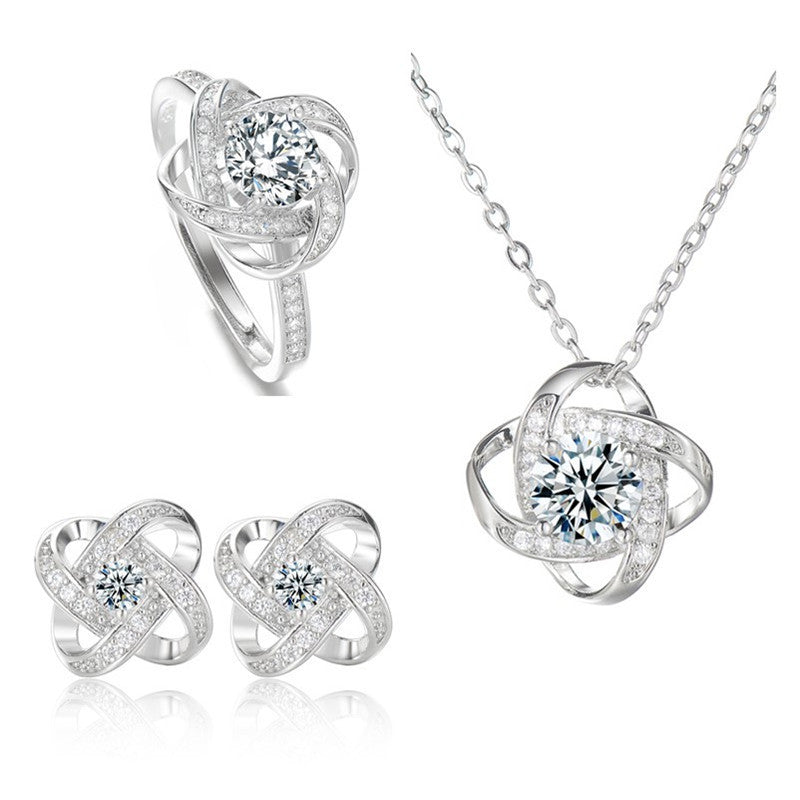 Collana trifoglio da donna
