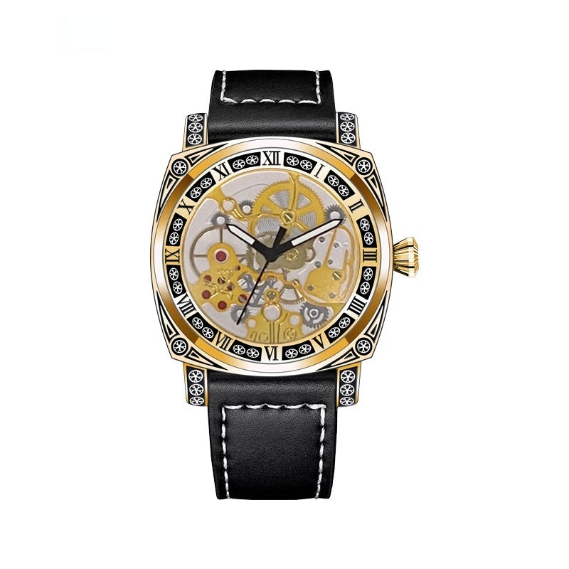 Orologio da uomo resistente all'acqua luminescente