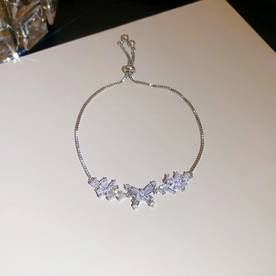 Bracciale farfalla fiore
