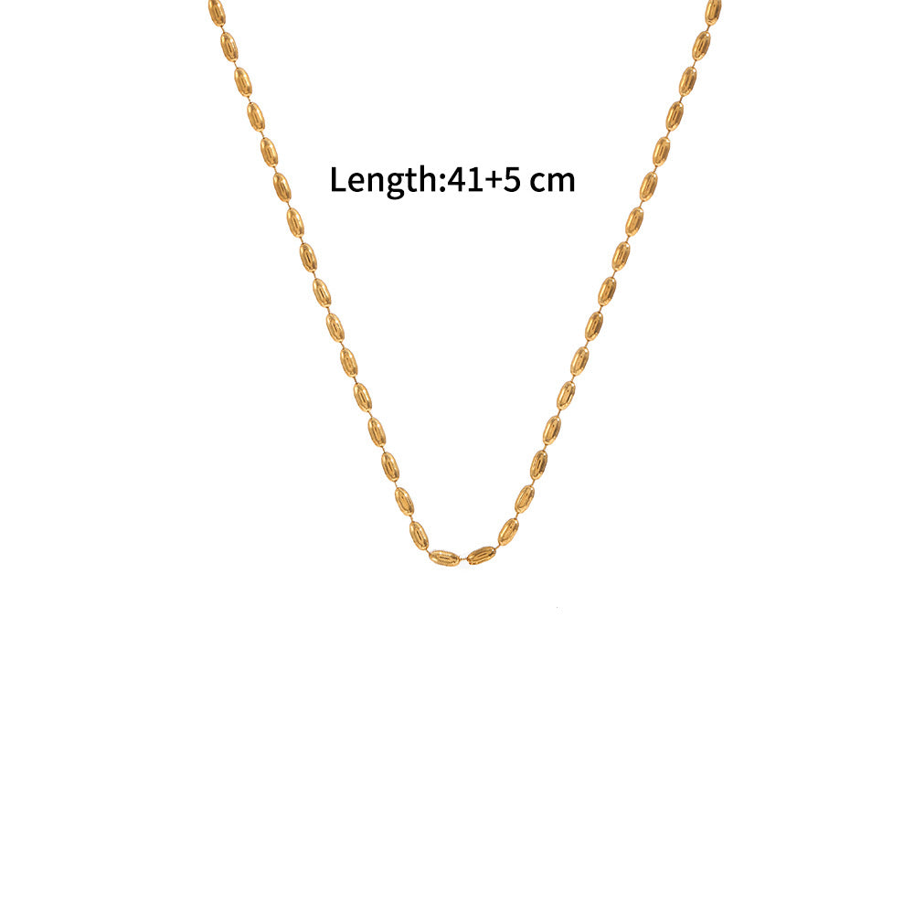 Collana acciaio inox personalizzabile