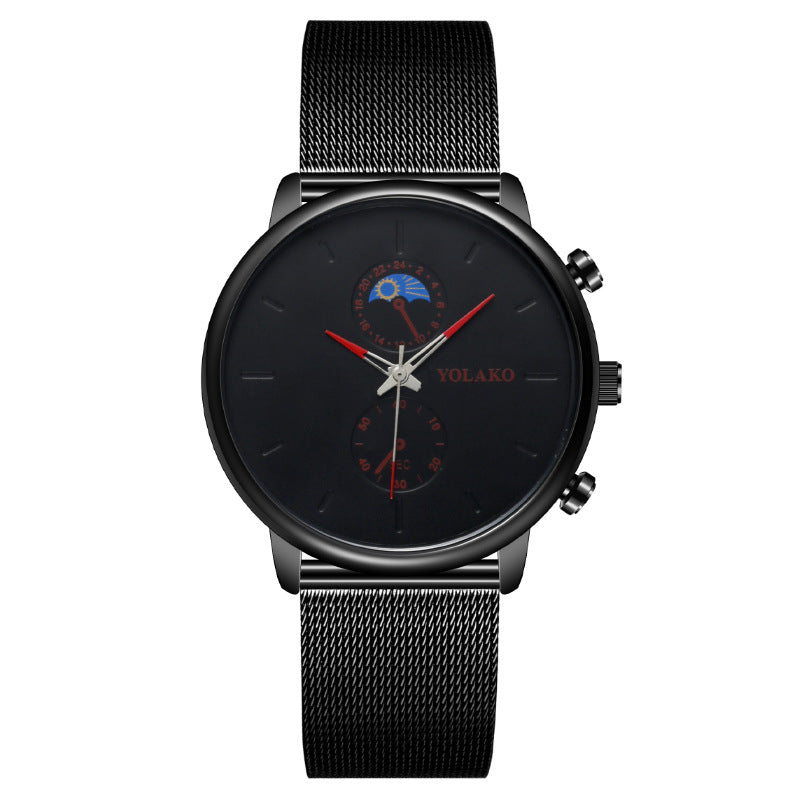 Orologio uomo fasi lunari due occhi