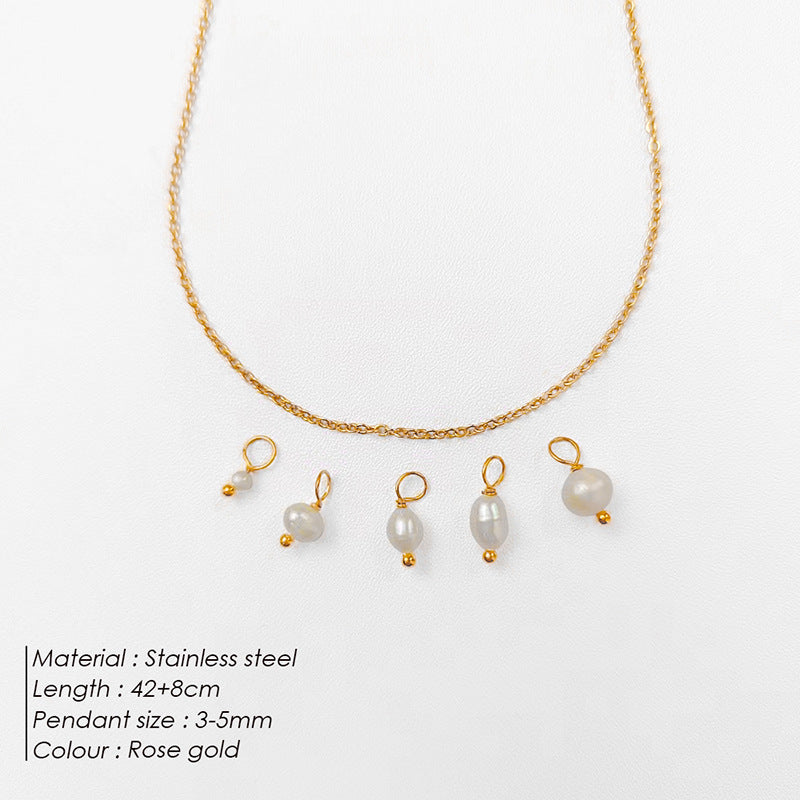 Collana perla barocca acqua dolce