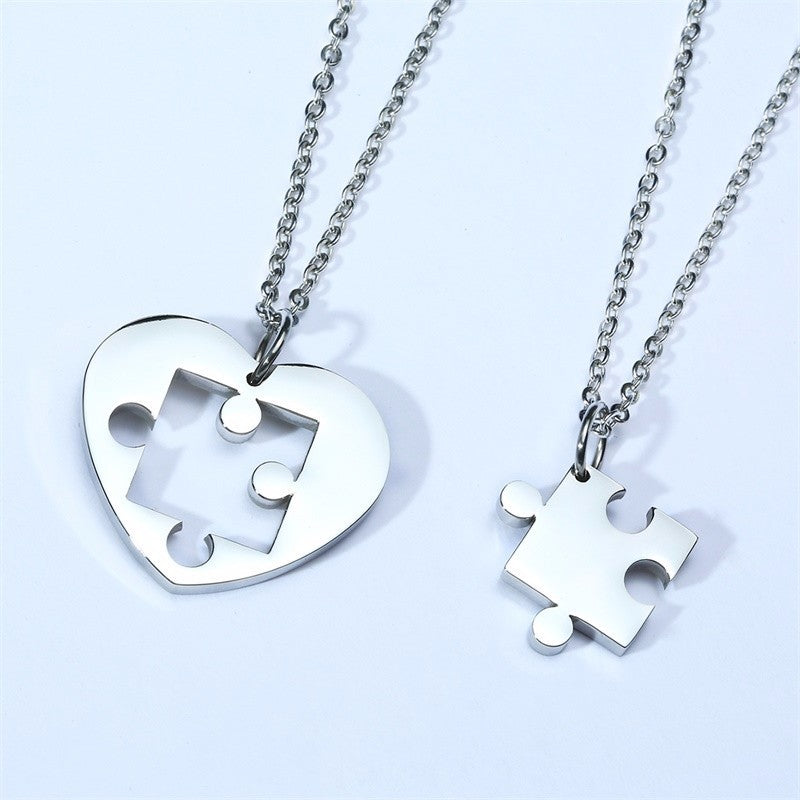Ciondolo coppia puzzle